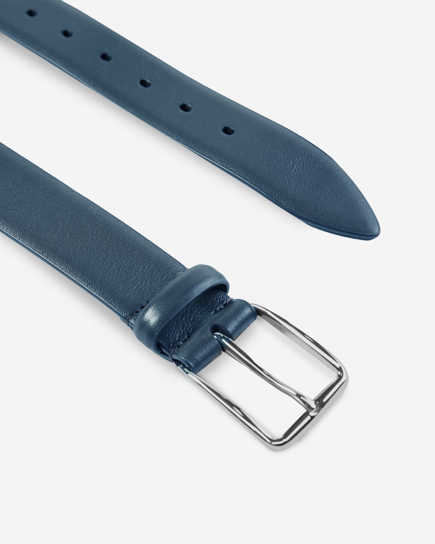 Slowear - Leather belt - dark blue