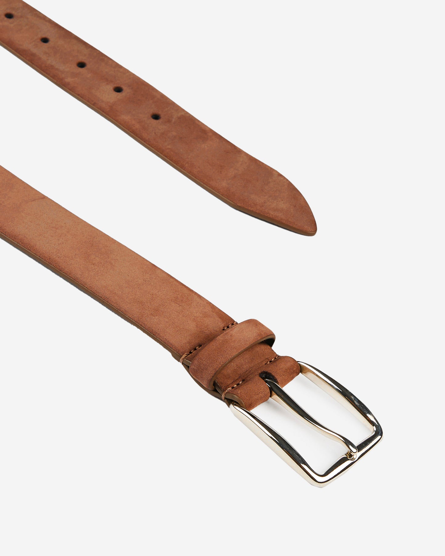 Nubuck leather belt