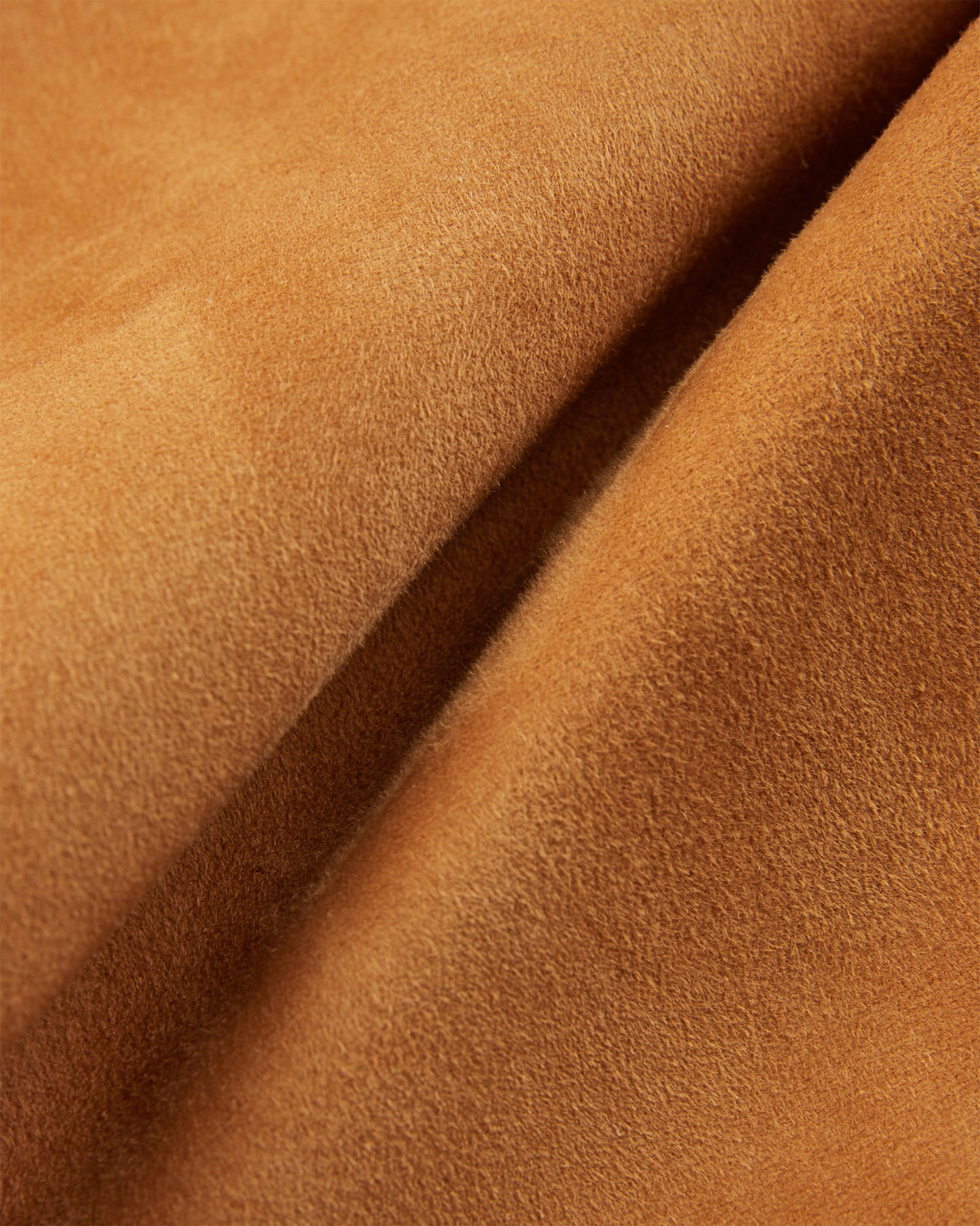 Straight fit suede leather trousers