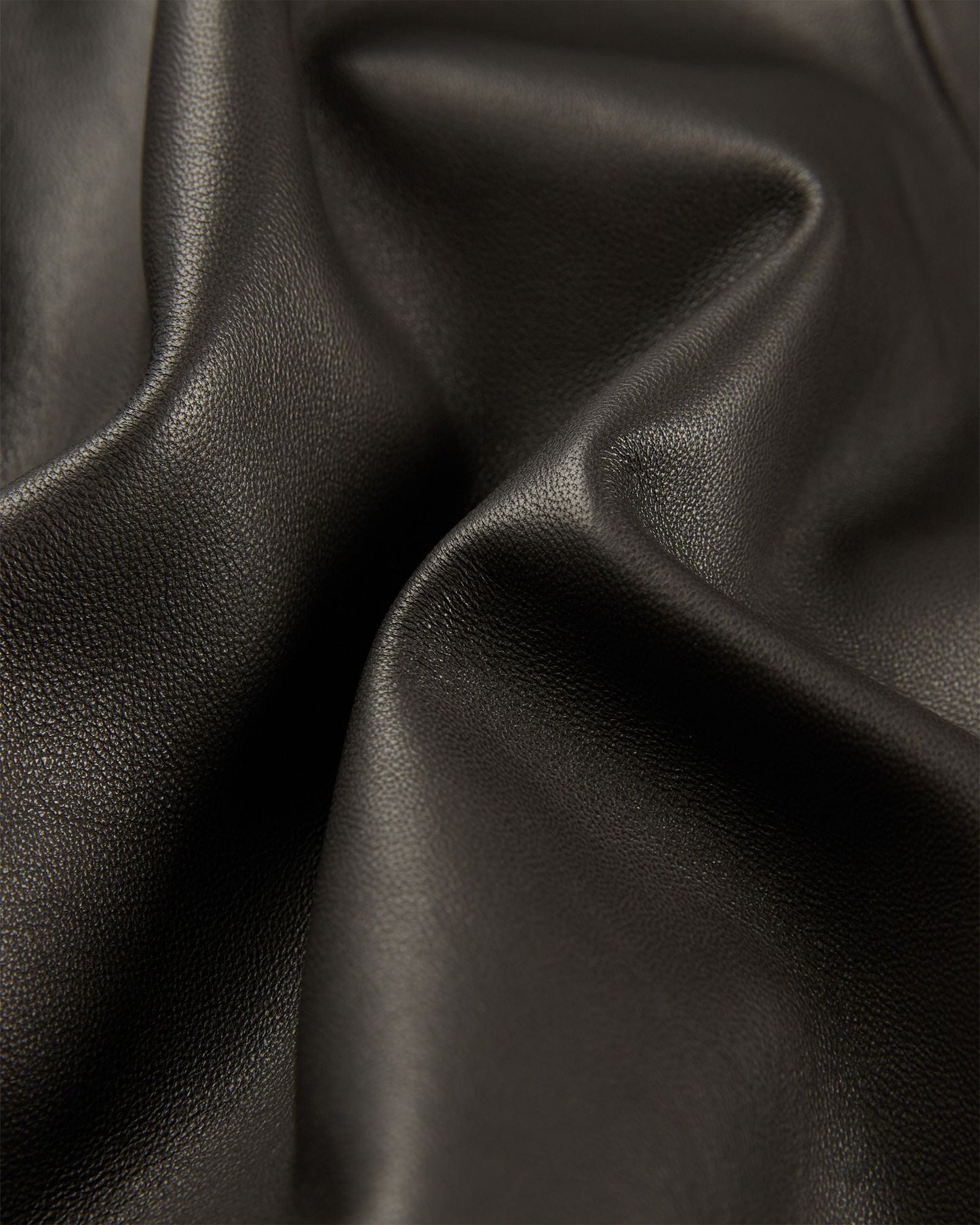 Regular fit leather jacket