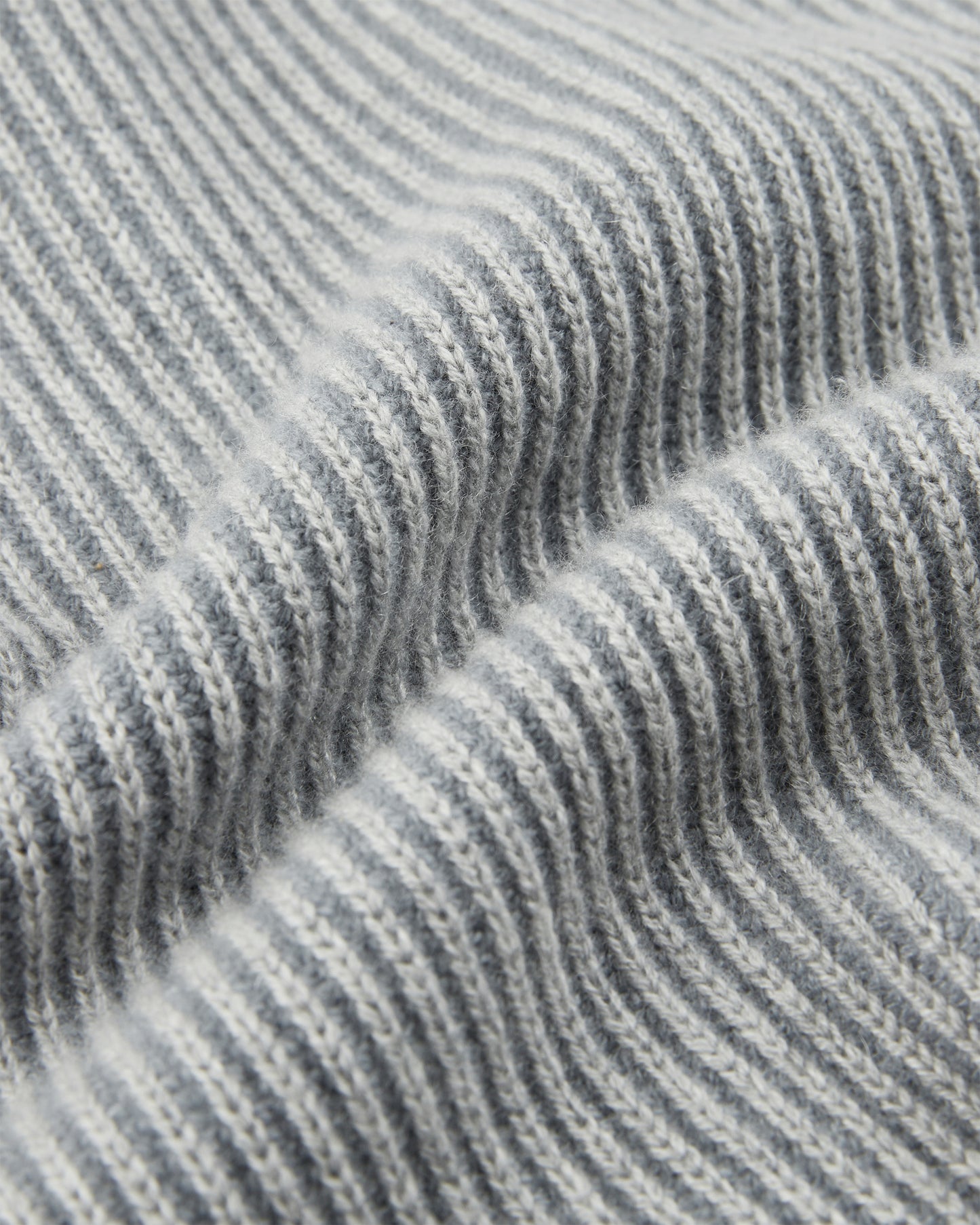 Slim fit cashmere high neck jumper