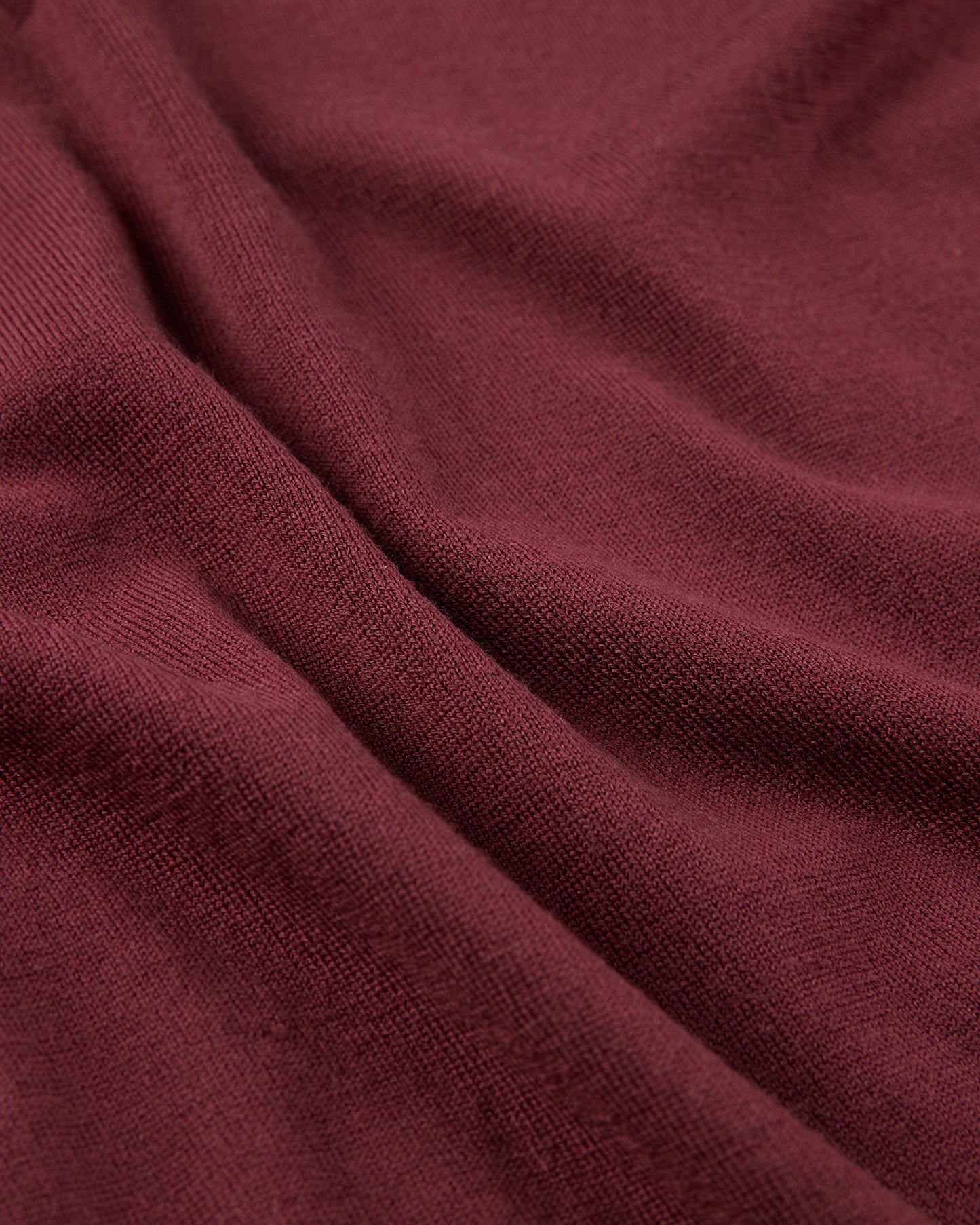 Wide fit V neck polo shirt in Flexwool