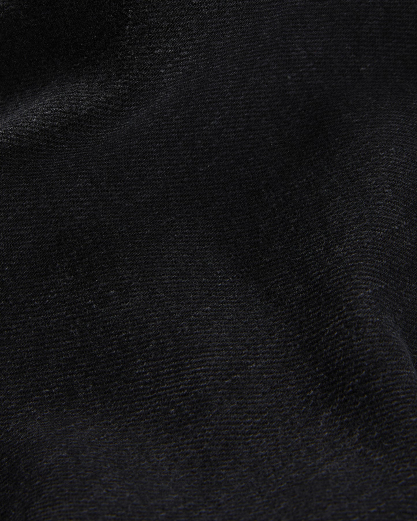 Slim fit five-pocket black cotton denim trousers