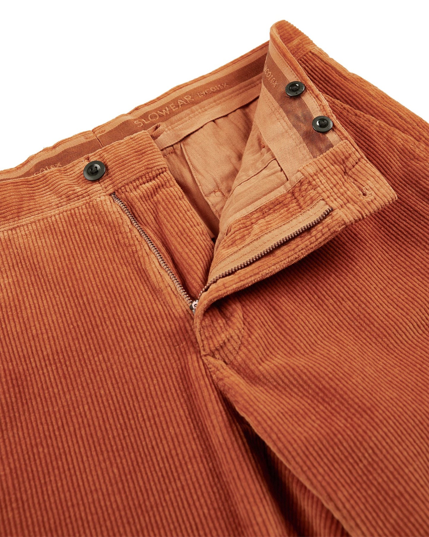 Slim fit corduroy trousers