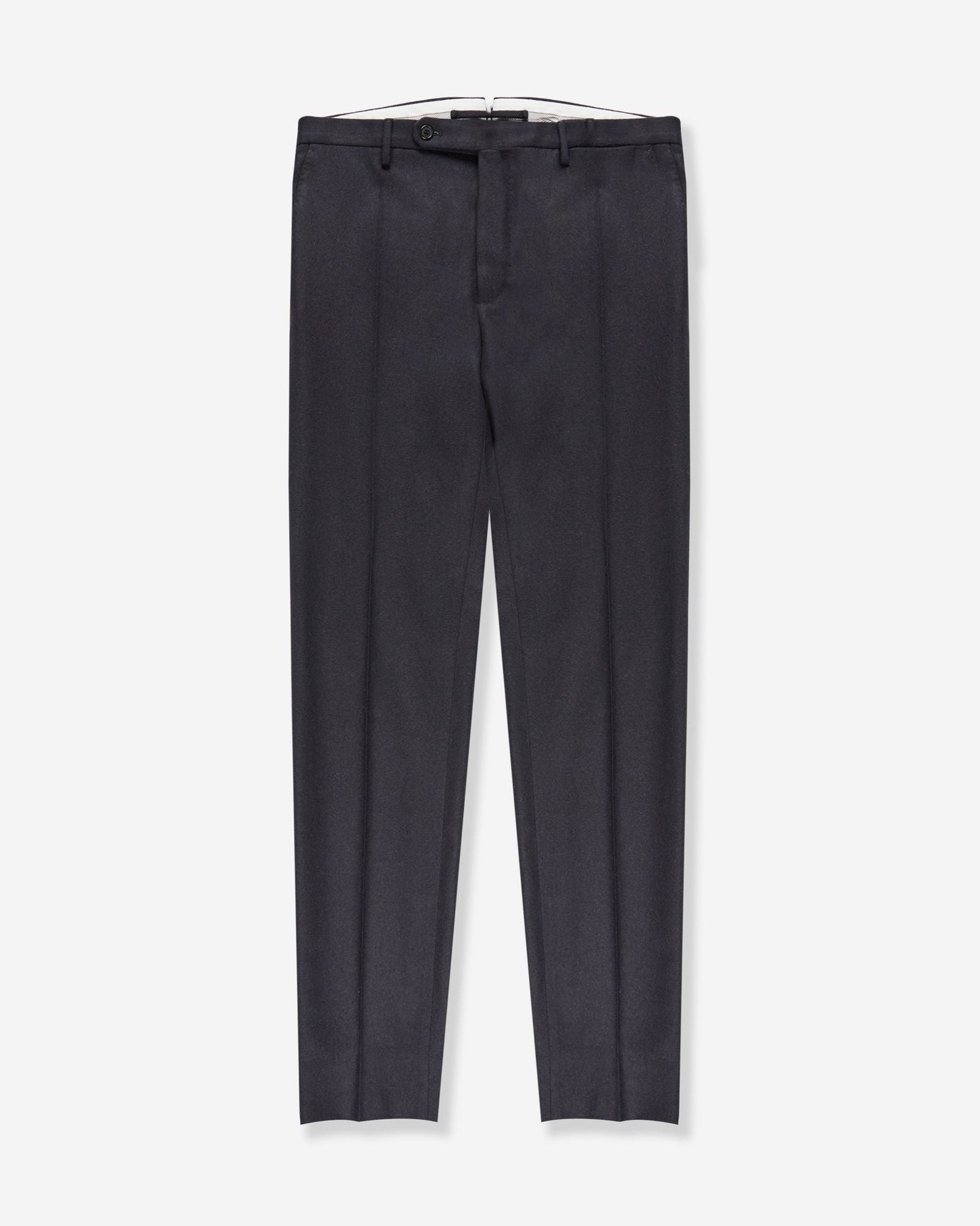 Slim fit wool and cashmere flannel trousers