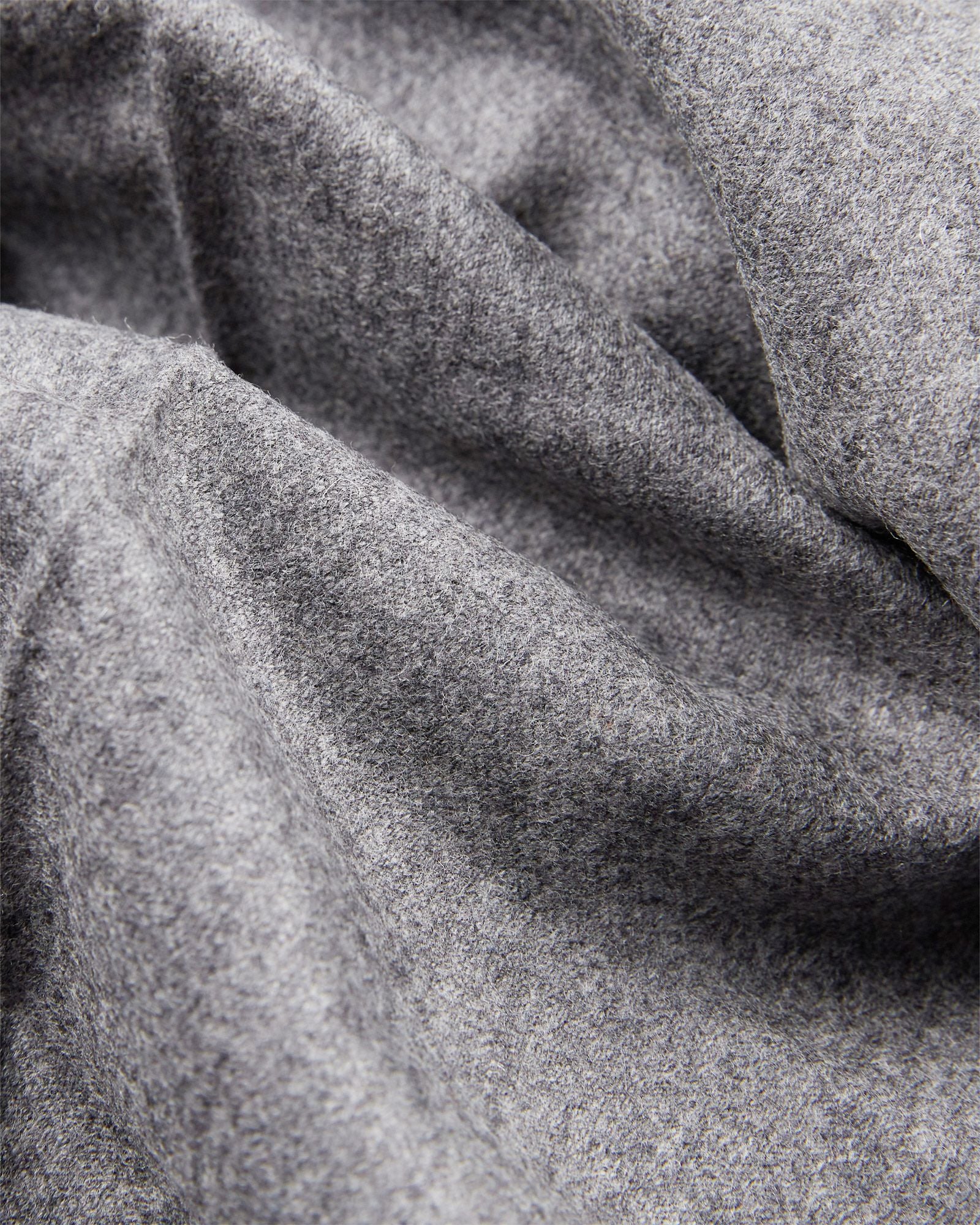 Slim fit wool and cashmere flannel trousers