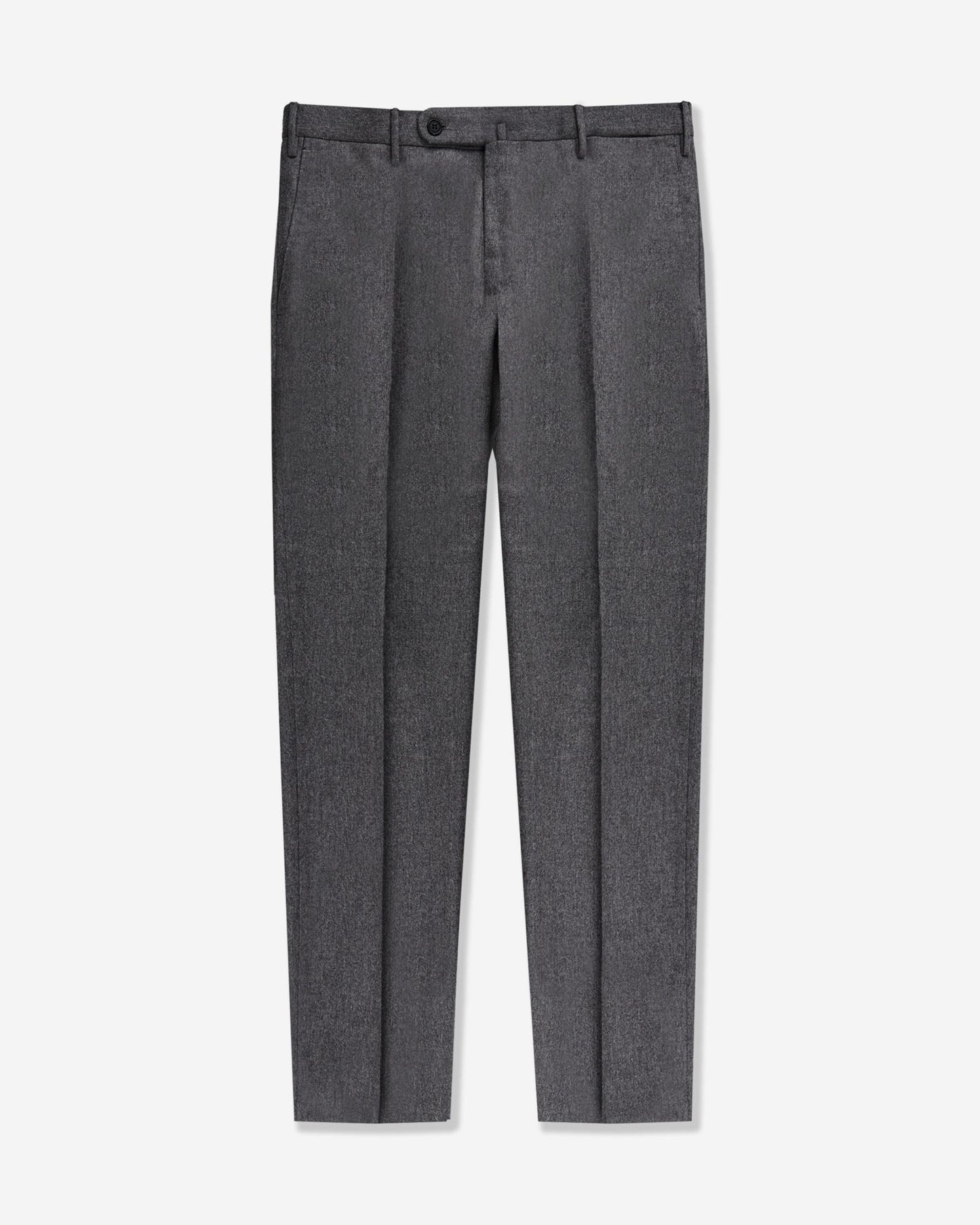 Slim fit wool and cashmere flannel trousers