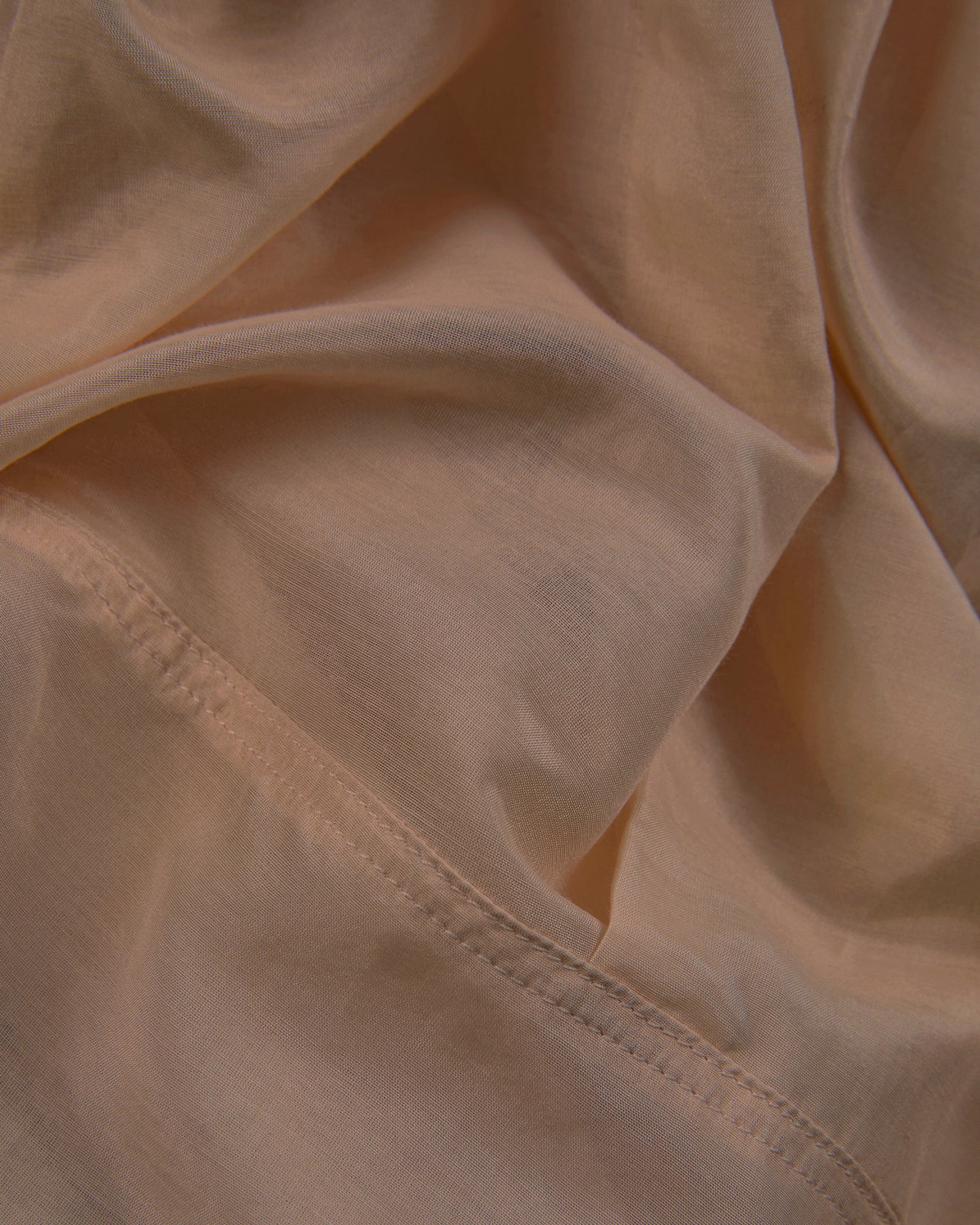 Wide fit shirt in silk and cotton muslin