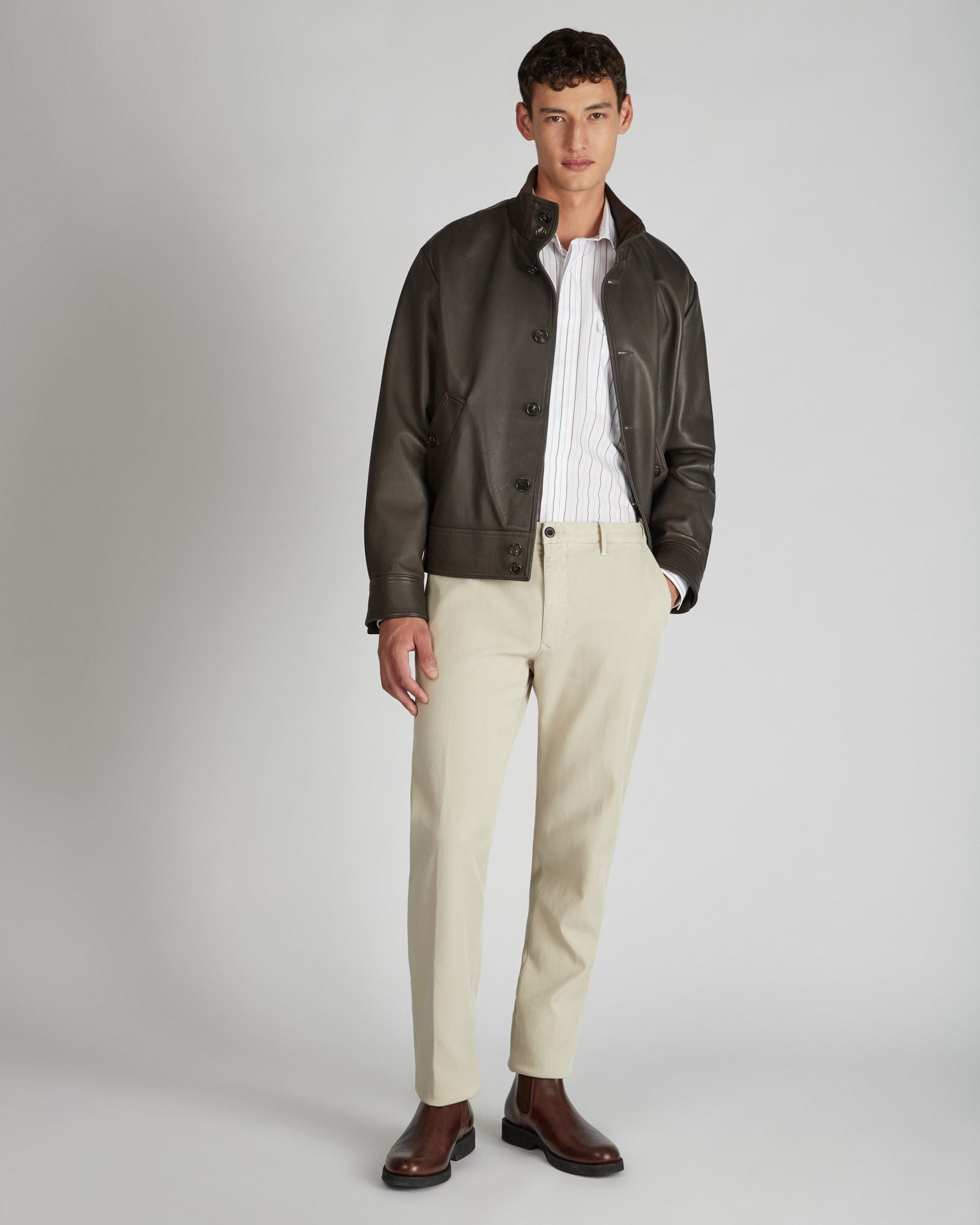 Casual fit cotton shirt