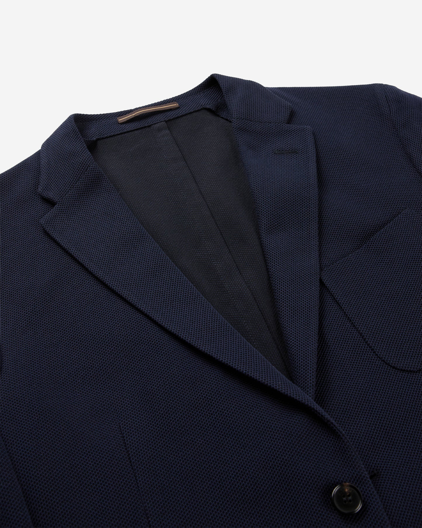 Slim fit English-rib knit jersey jacket