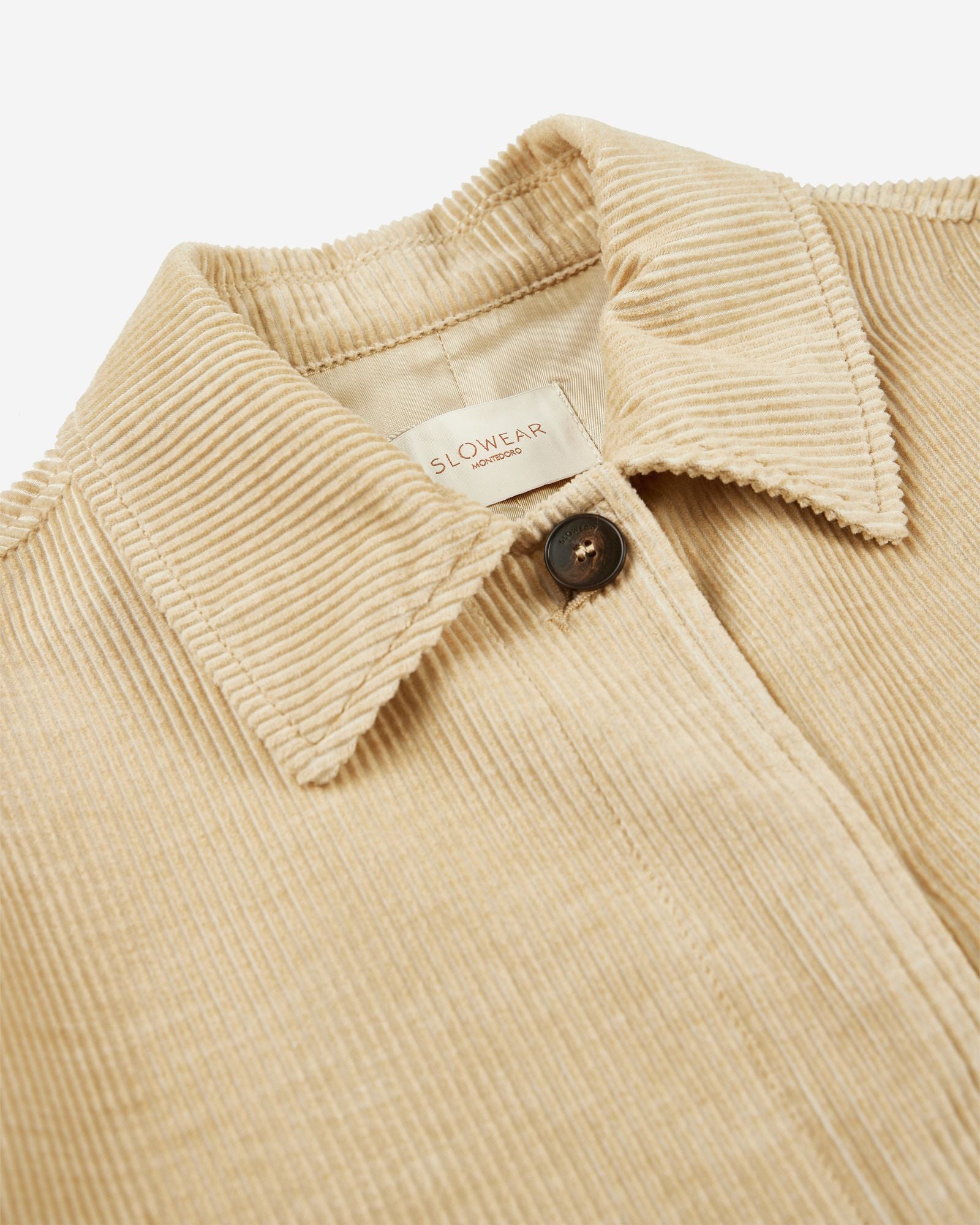 Wide fit corduroy blouson jacket