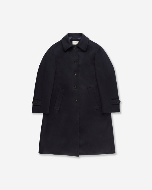 Wide fit wool and cashmere coat