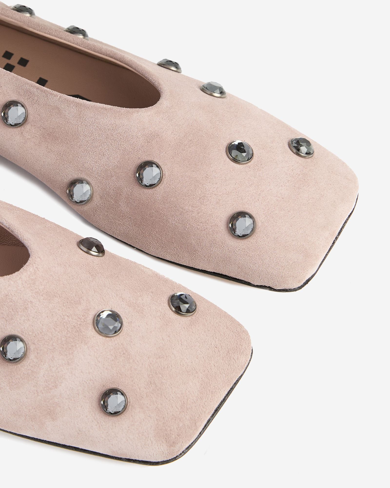 Suede ballet pumps