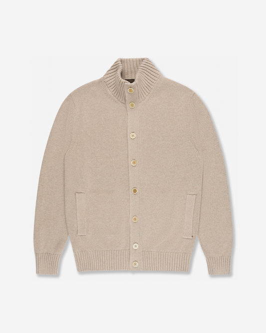 Slim fit cotton chioto cardigan