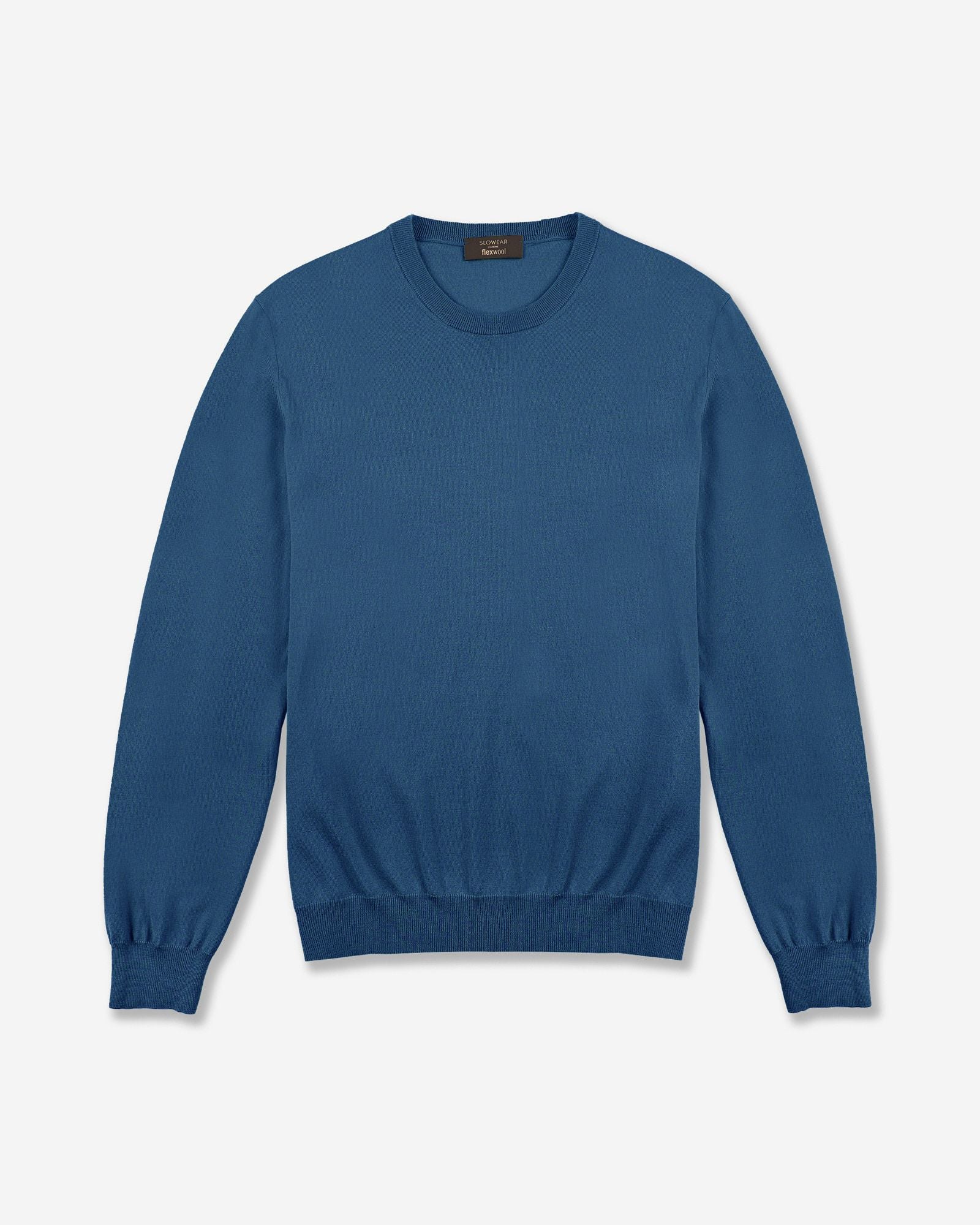 Slim fit Flexwool crewneck sweater