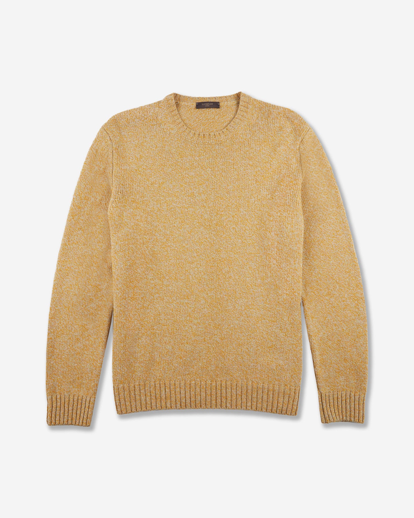 Slim fit Geelong wool crewneck sweater