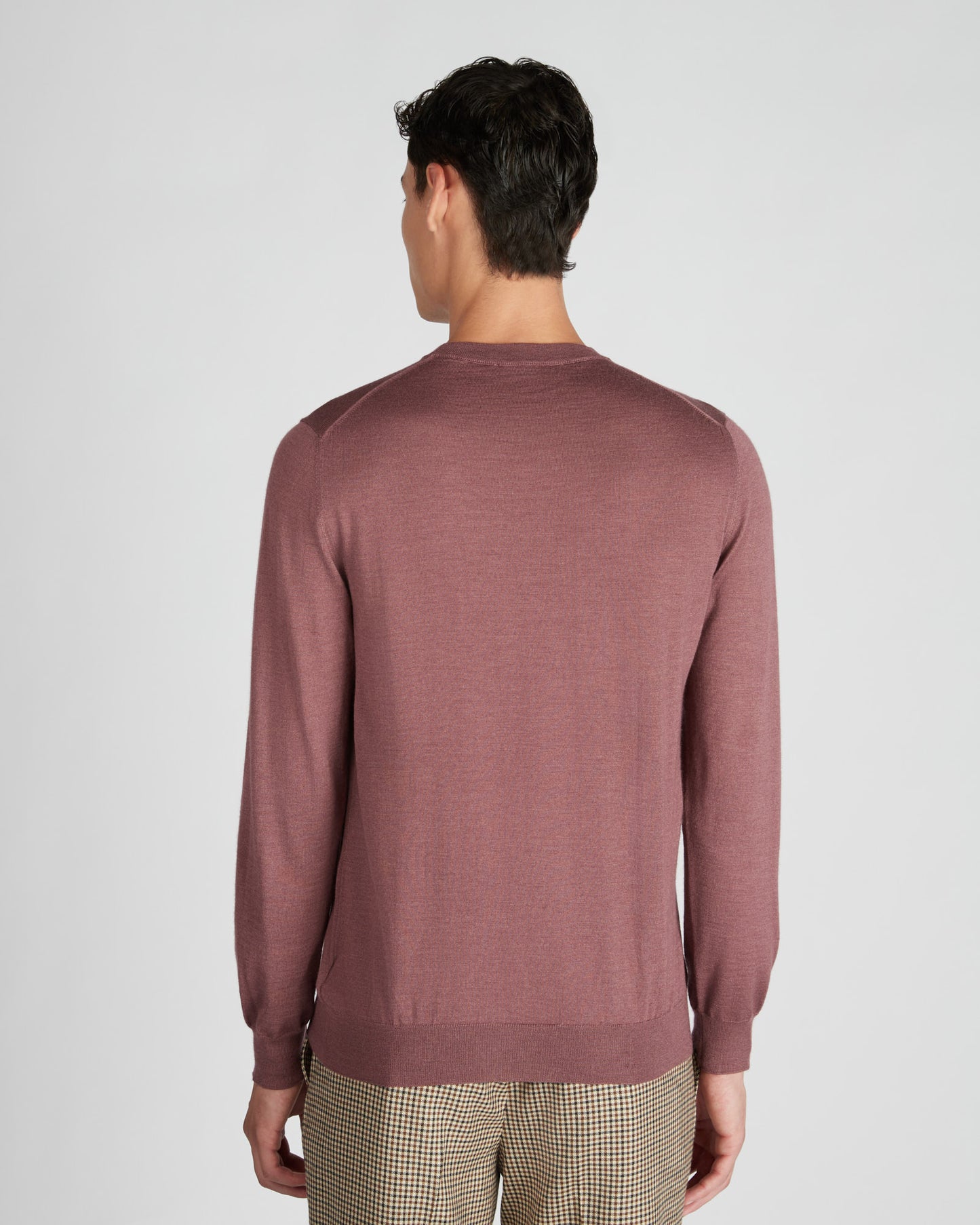 Cashmere and silk slim fit crewneck sweater