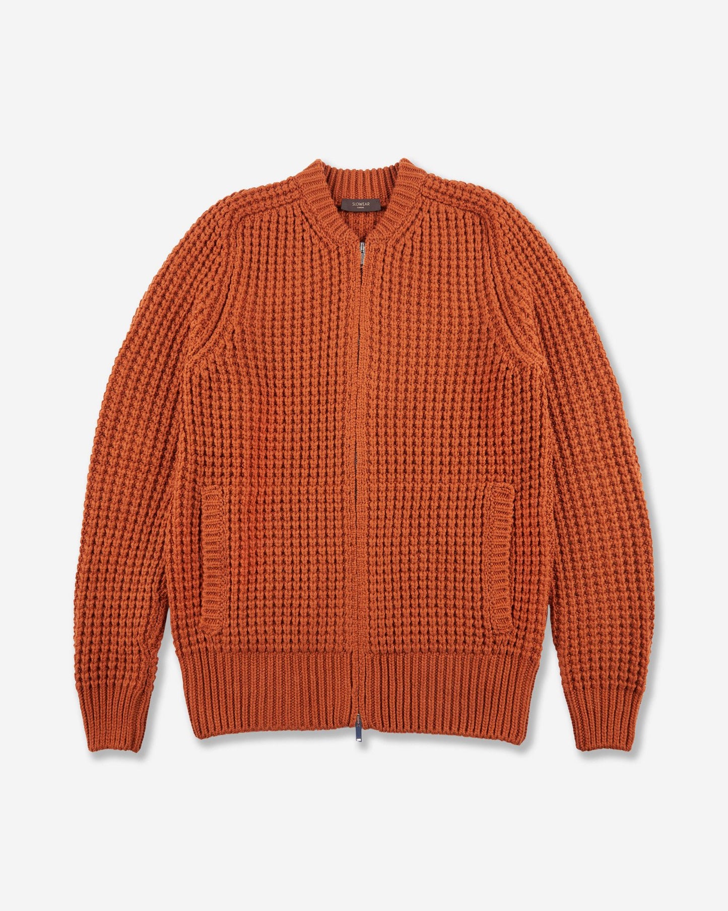 Slim fit wool and alpaca bomber jacket