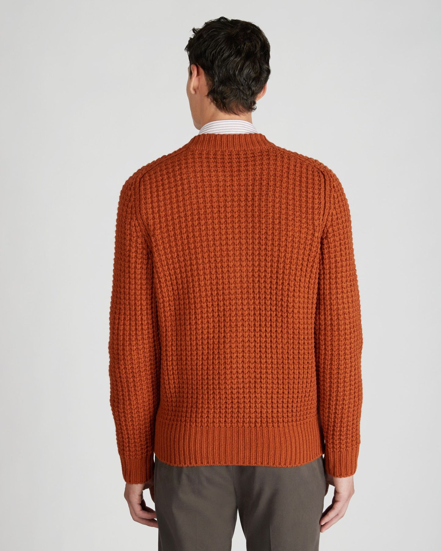 Slim fit wool and alpaca bomber jacket