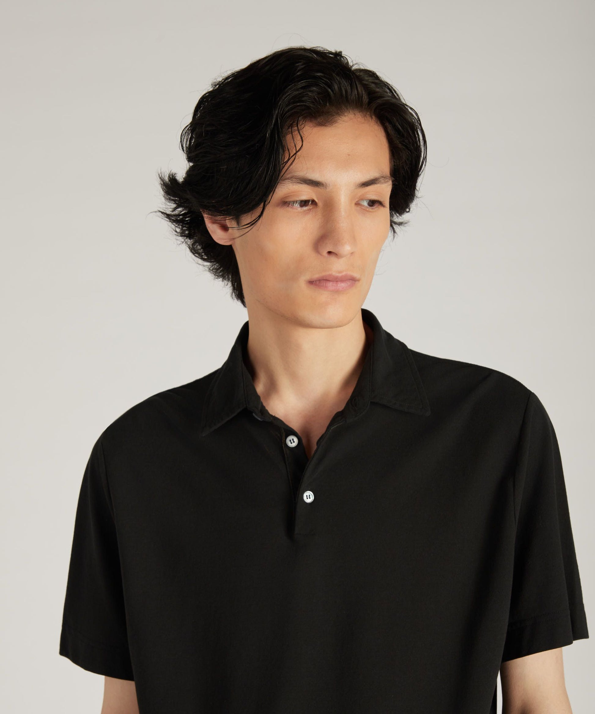 Zanone - Slim-fit organic IceCotton polo shirt - black