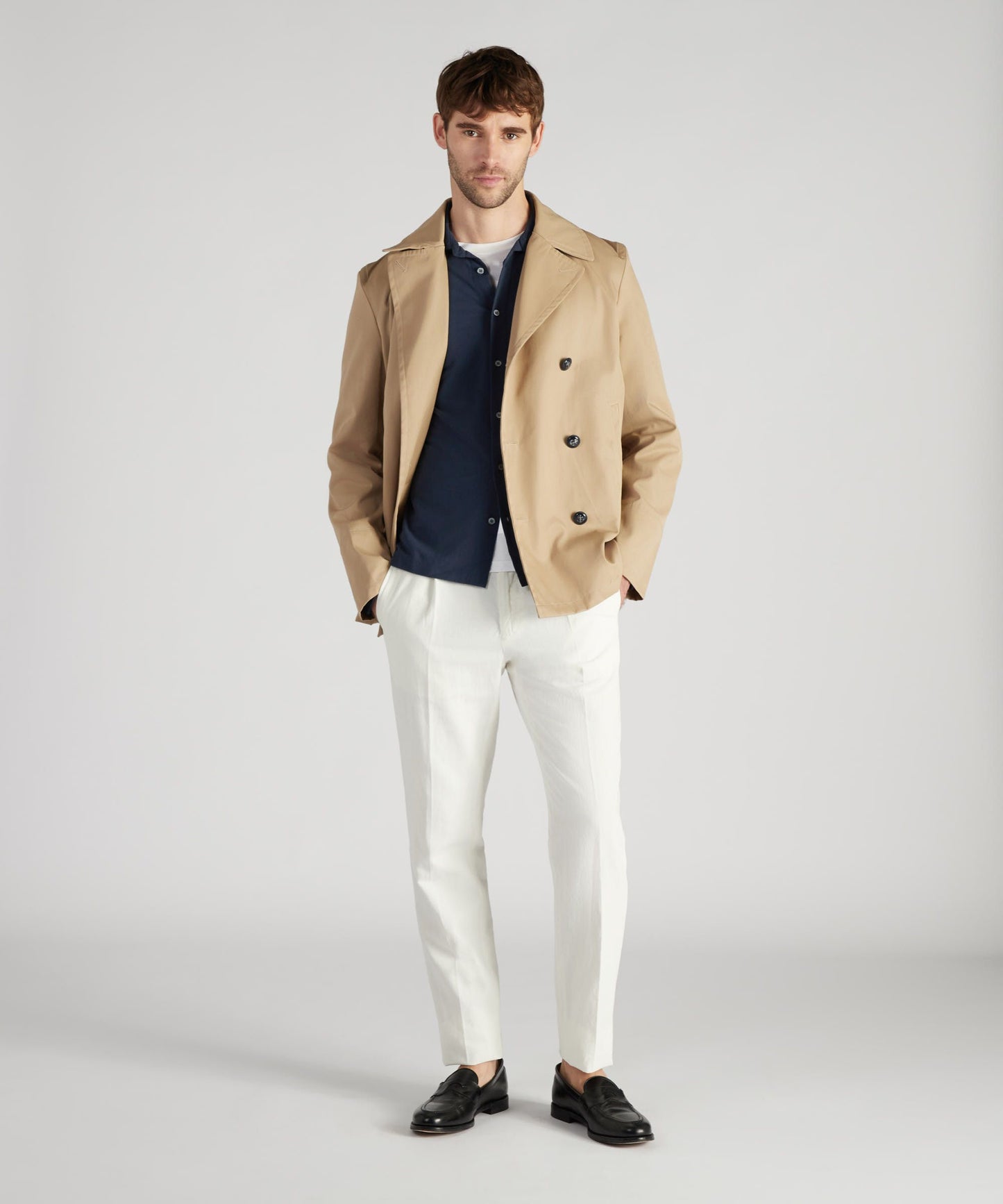 Zanone - Slim-fit organic IceCotton shirt - blue