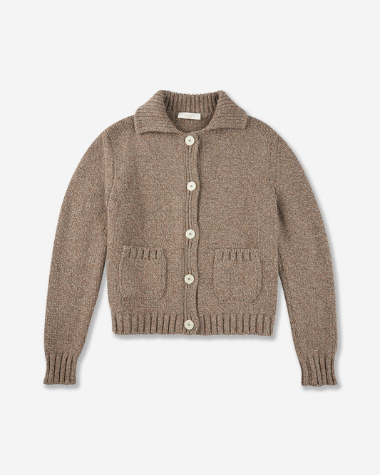 Chioto slim fit cardigan in wool and Alpaca