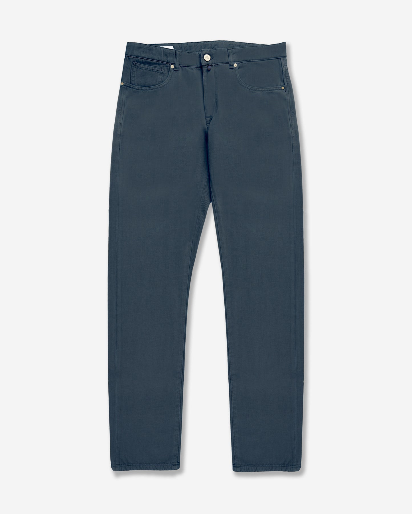 Slim-fit five-pocket trousers in cotton and cashmere