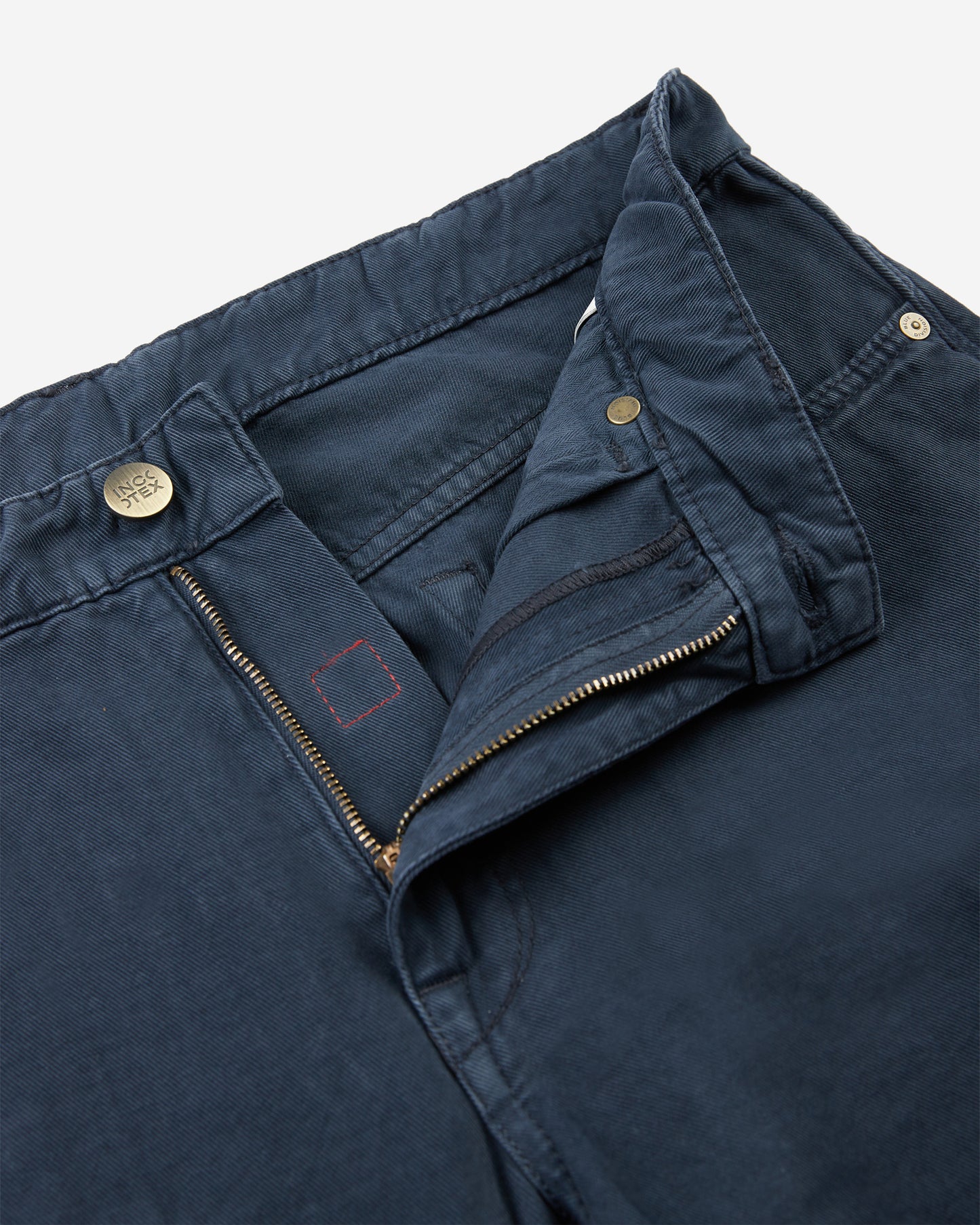 Slim-fit five-pocket trousers in cotton and cashmere